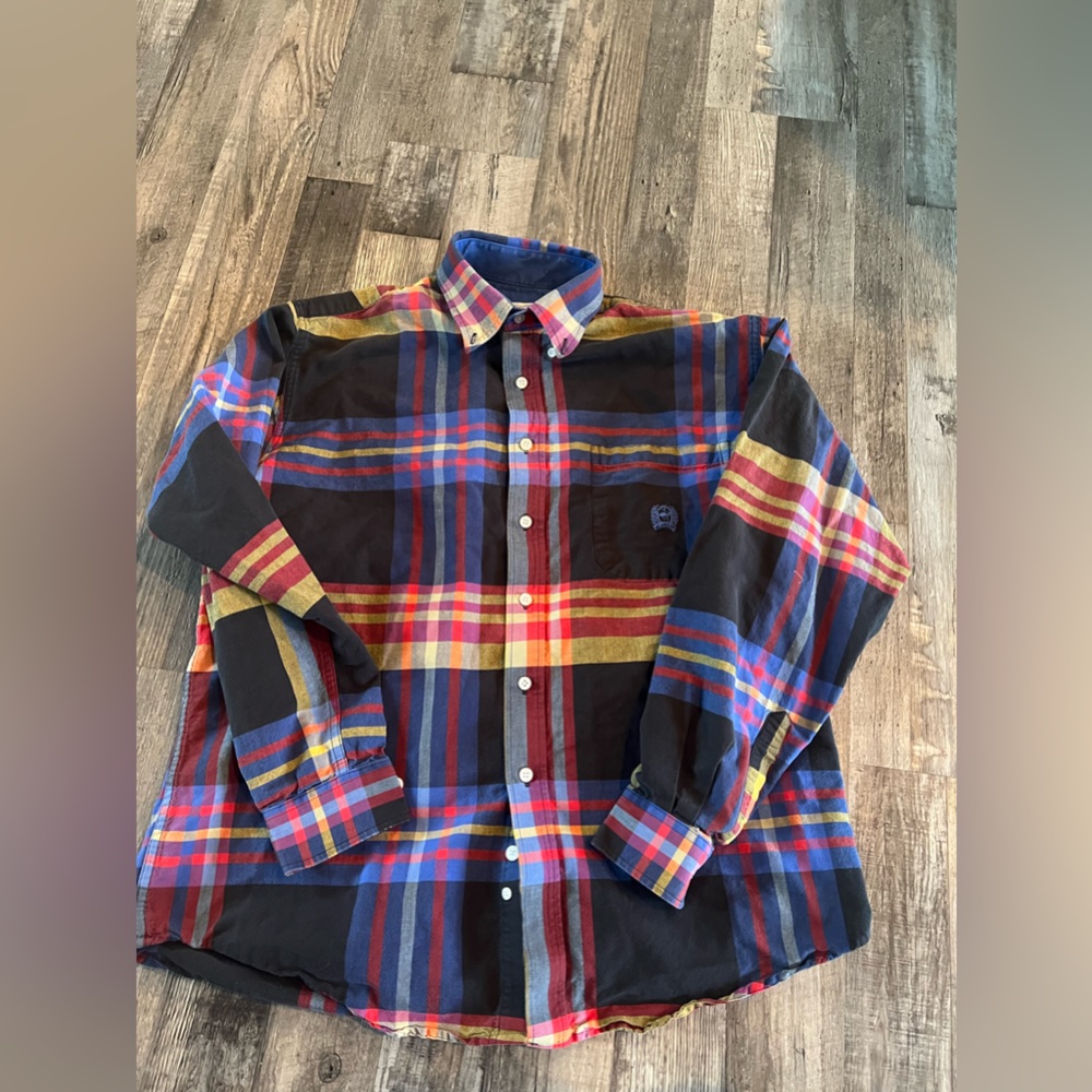 Mens Cinch Classic Multicolored Button Down Long Sleeve Shirt